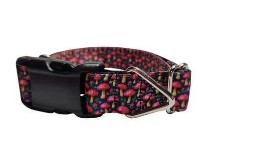 Little Mushrooms Nylon Dog Collar | Purrfect Pet Kingdom