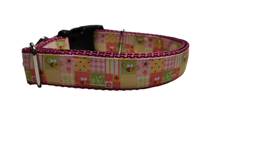 Quilting Bees Nylon Dog Collar | Purrfect Pet Kingdom