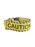 1.5" Wide Caution Nylon Dog Collar | Purrfect Pet Kingdom