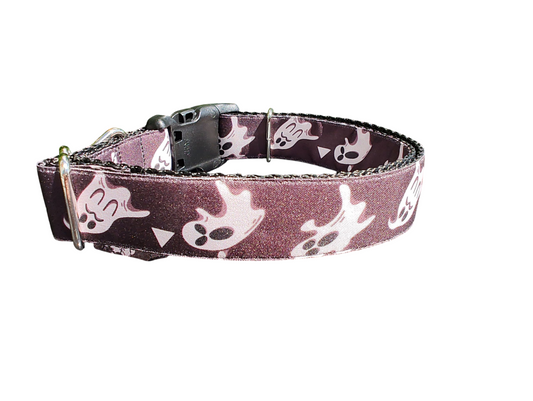 Moody Ghosts Nylon Dog Collar | Purrfect Pet Kingdom