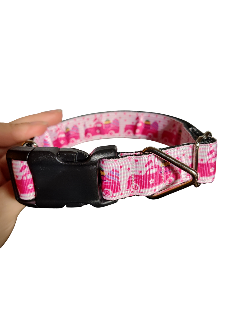 Bunny Easter Truck Nylon Dog Collar