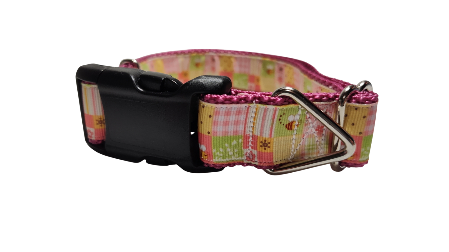Quilting Bees Nylon Dog Collar | Purrfect Pet Kingdom