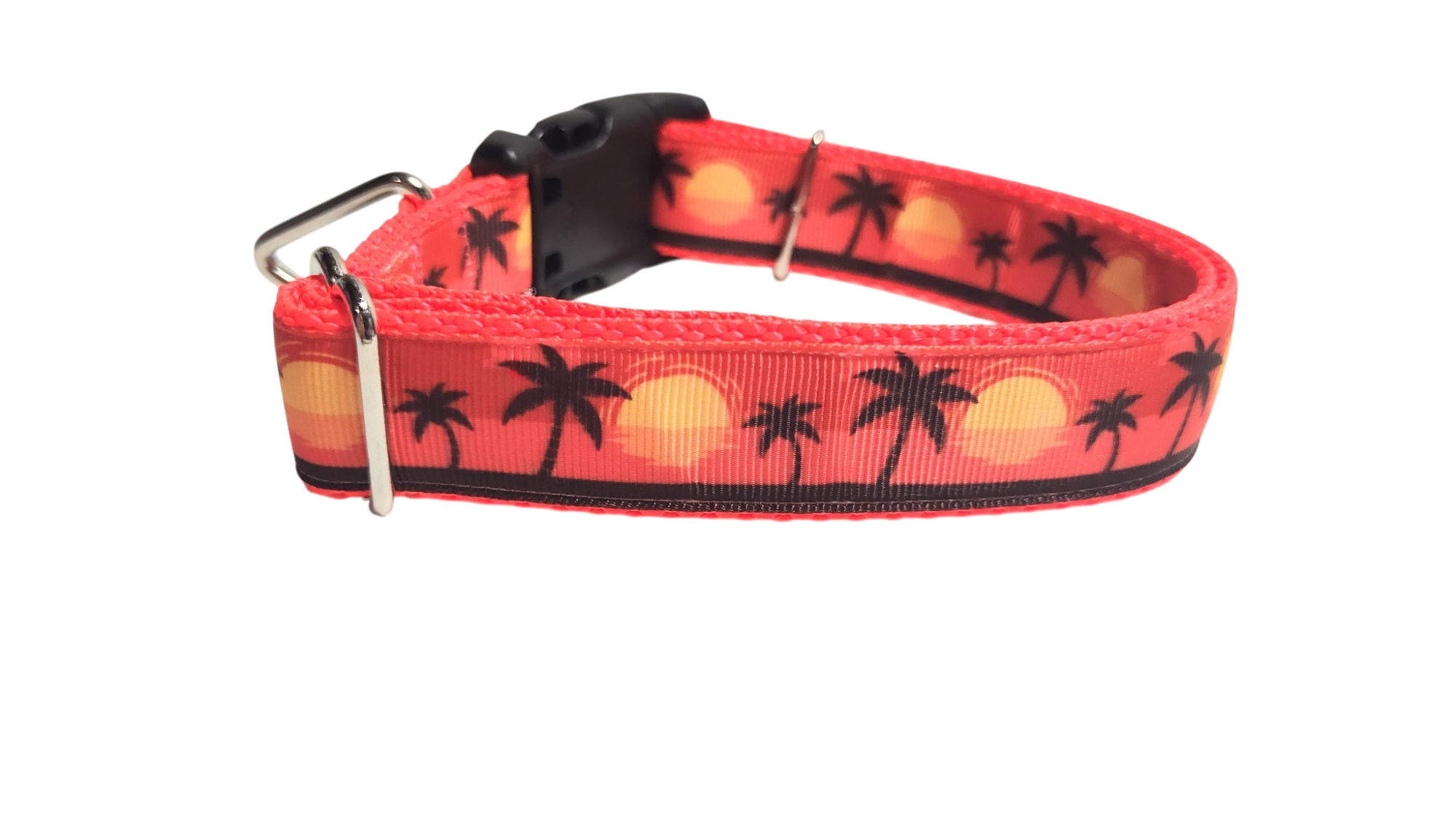Beach Sunsets Nylon Dog Collar