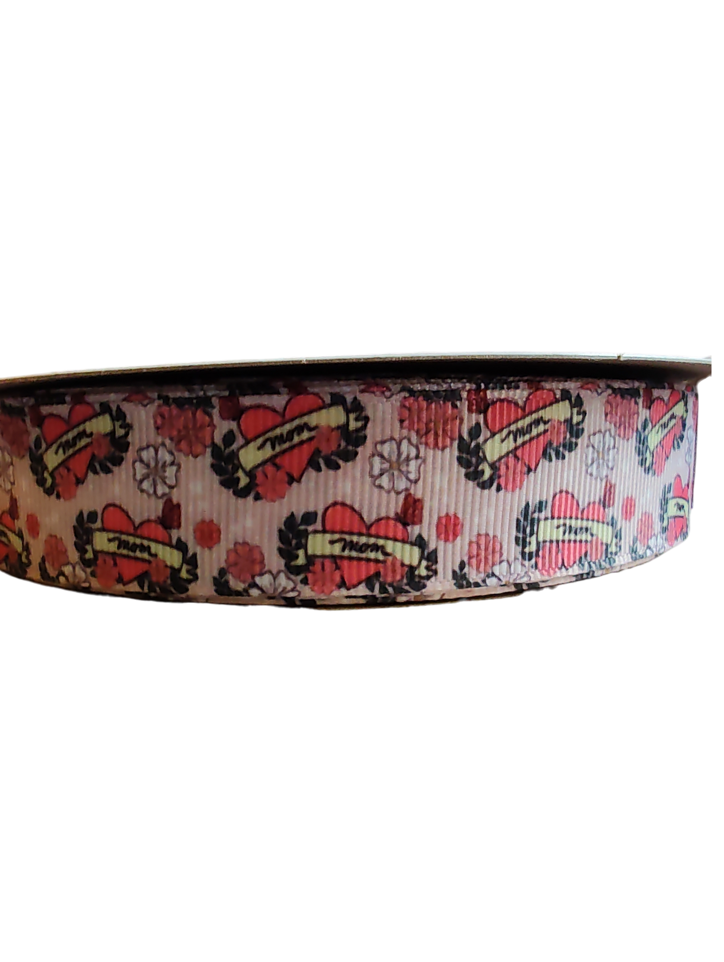 Mom Tattoo Nylon Dog Collar