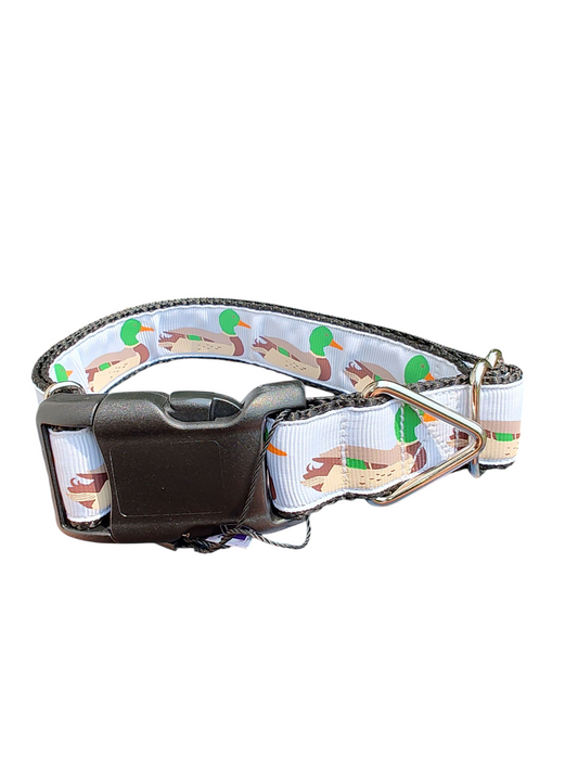 Swimming Ducks Nylon Dog Collar | Purrfect Pet Kingdom