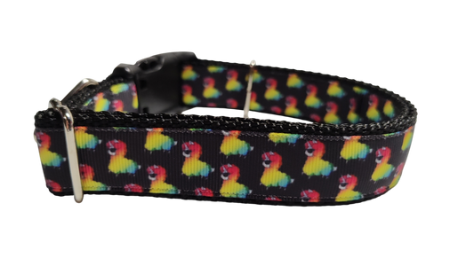 Rainbow Llamacorn Nylon Dog Collar | Purrfect Pet Kingdom