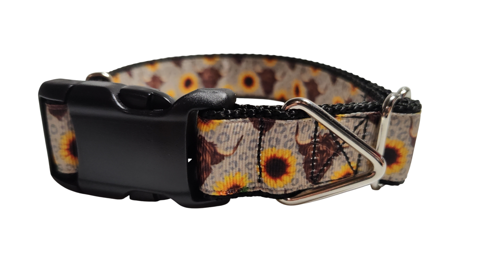 Cows and Sunflowers Western Nylon Dog Collar | Purrfect Pet Kingdom