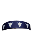 Bull Skull Nylon Dog Collar