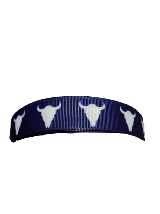 Bull Skull Nylon Dog Collar | Purrfect Pet Kingdom