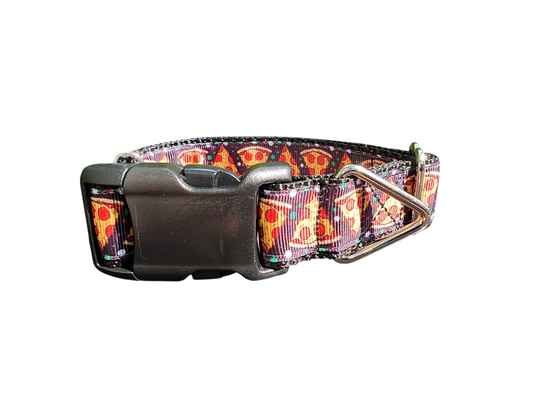 Pizza Slices Nylon Dog Collar | Purrfect Pet Kingdom
