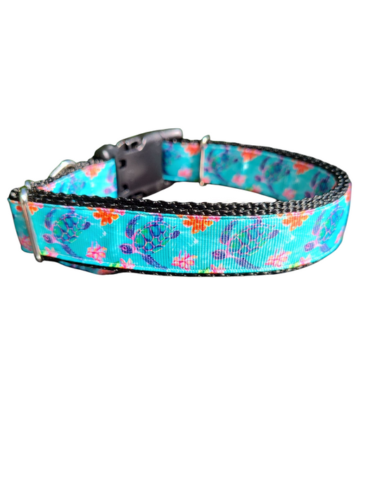 Sea Turtles Nylon Dog Collar | Purrfect Pet Kingdom