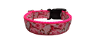 Rose Finch Bird Nylon Dog Collar