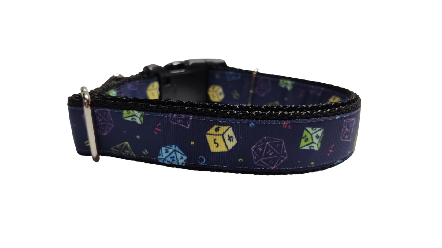 Roll the Dice Nylon Dog Collar | Purrfect Pet Kingdom