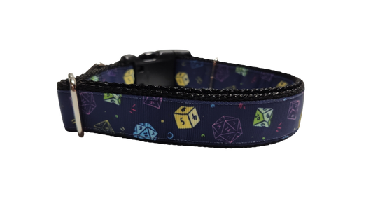 Roll the Dice Nylon Dog Collar | Purrfect Pet Kingdom