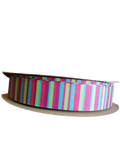 Neon Stripes Nylon Dog Collar