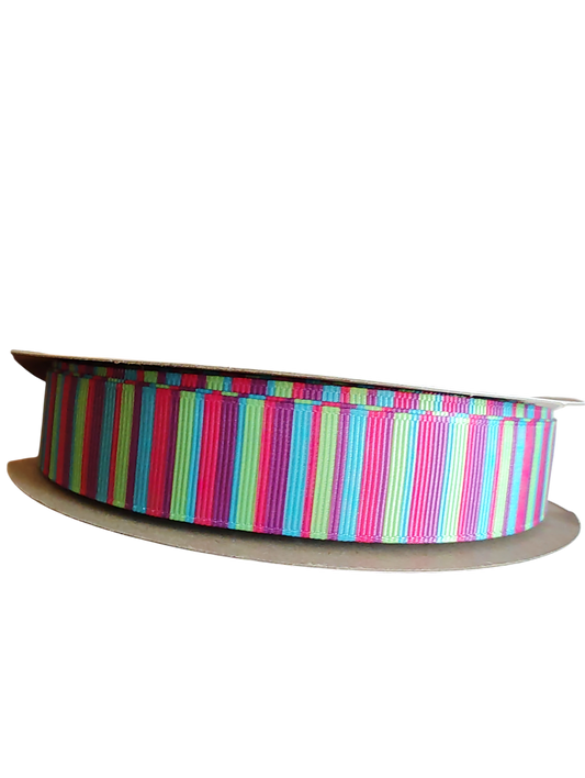 Neon Stripes Nylon Dog Collar | Purrfect Pet Kingdom