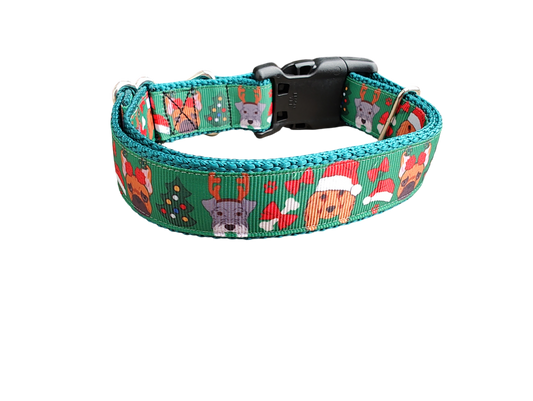 Christmas Pups Nylon Dog Collar | Purrfect Pet Kingdom