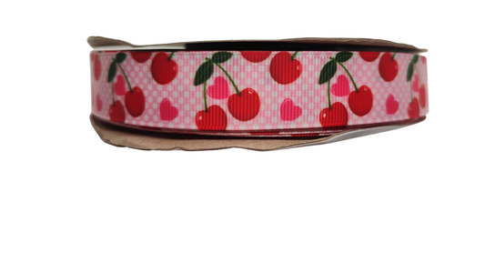 Pink Cherries Nylon Dog Collar | Purrfect Pet Kingdom