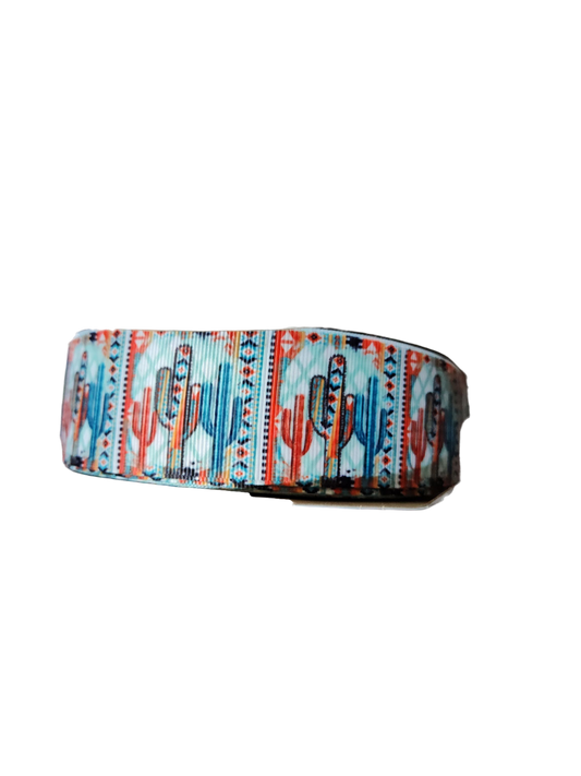 1.5" Wide Western Cacti Nylon Dog Collar | Purrfect Pet Kingdom