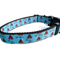 Lil Shit Black Nylon Dog Collar MD, LG, XL, Leash