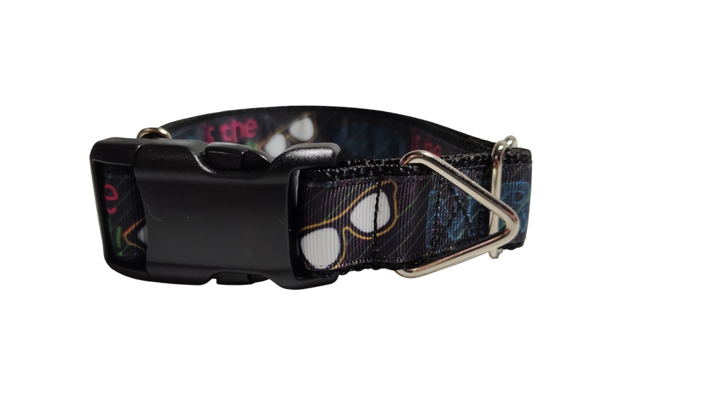 Nerd Is The Word Nylon Dog Collar