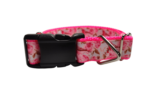 Rose Finch Bird Nylon Dog Collar | Purrfect Pet Kingdom