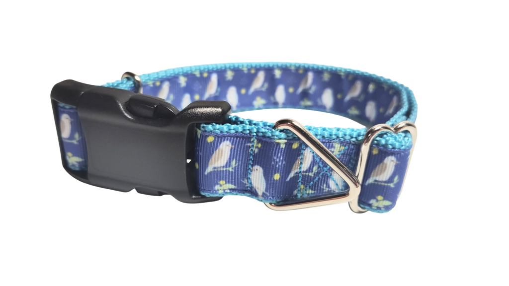Kookaburra Bird Nylon Dog Collar