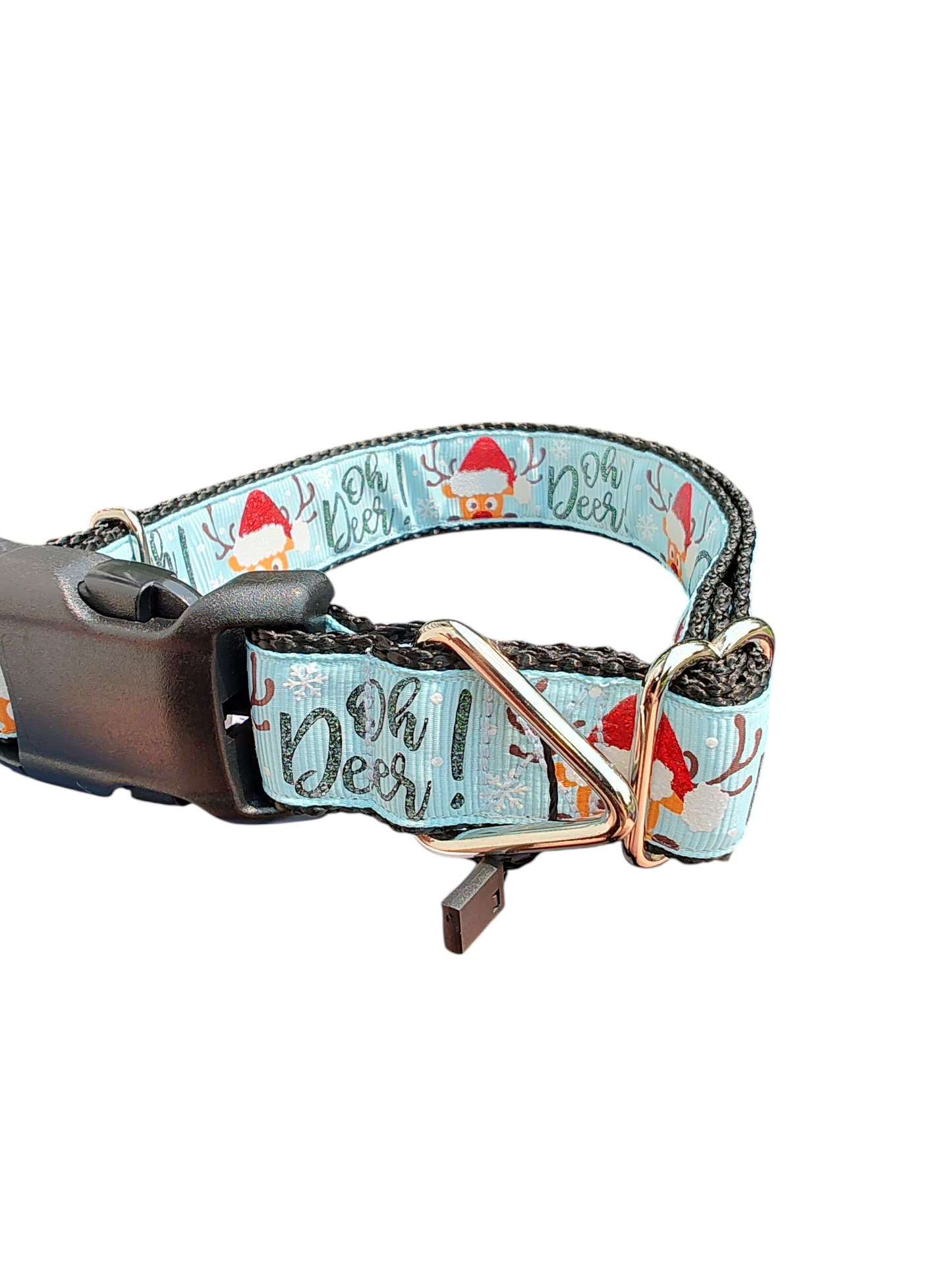 Oh Deer! Nylon Dog Collar | Purrfect Pet Kingdom