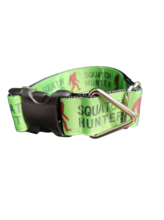 1.5" Wide Squatch Hunter Nylon Dog Collar | Purrfect Pet Kingdom