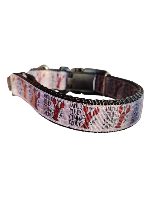 Who's Your Craw Daddy Nylon Dog Collar | Purrfect Pet Kingdom