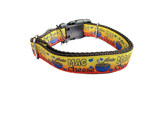 Mac and Cheese 2 Nylon Dog Collar | Purrfect Pet Kingdom