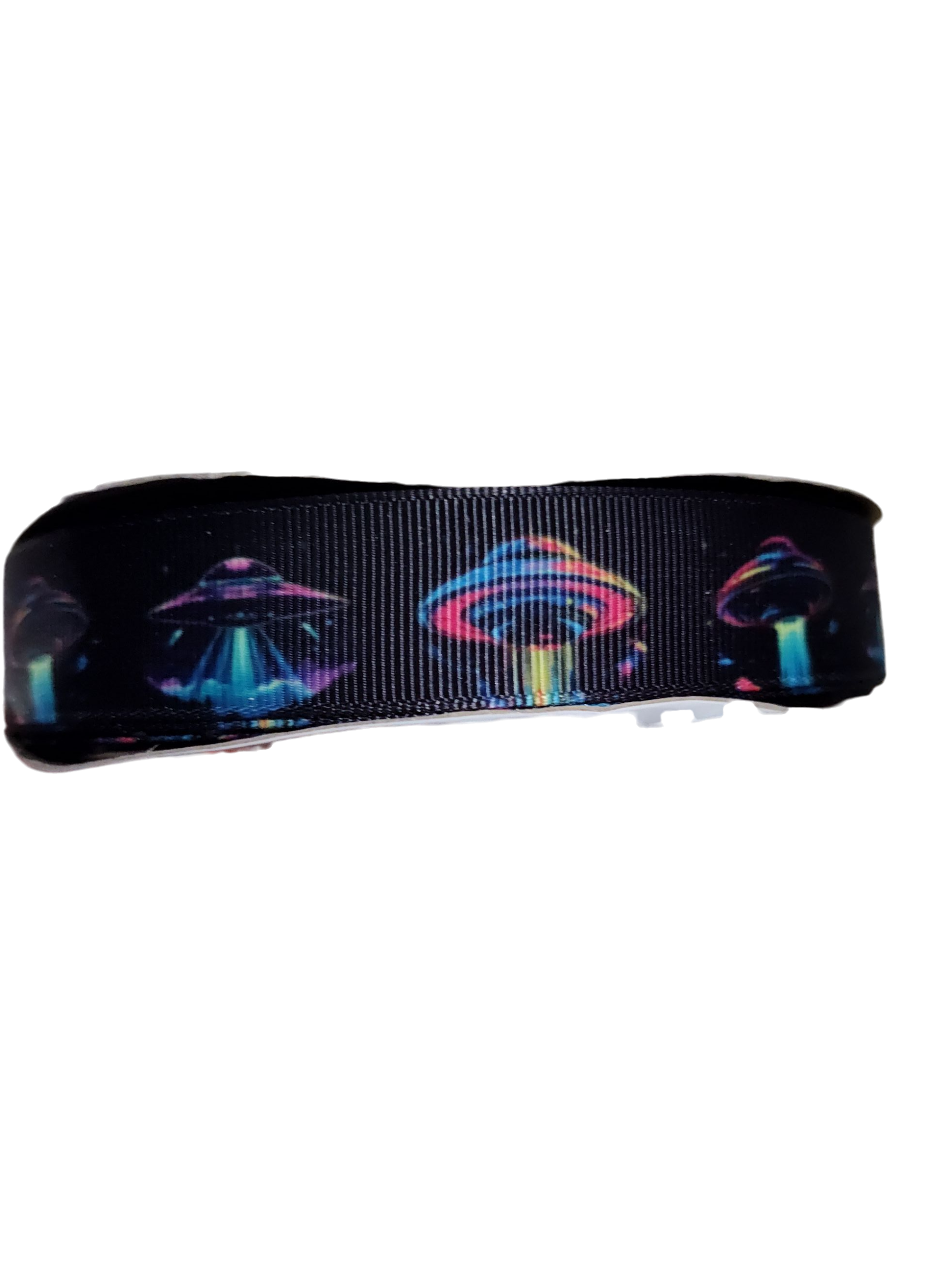 Neon UFO Nylon Dog Collar