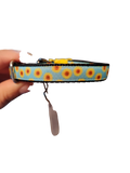 1/2" Sunflowers Nylon Dog / Cat Collar