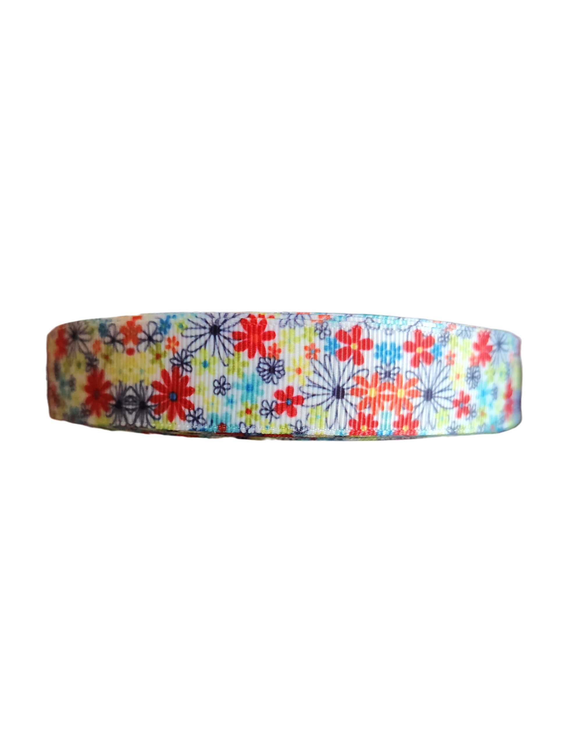 Multicolored Flowers Nylon Dog Collar | Purrfect Pet Kingdom