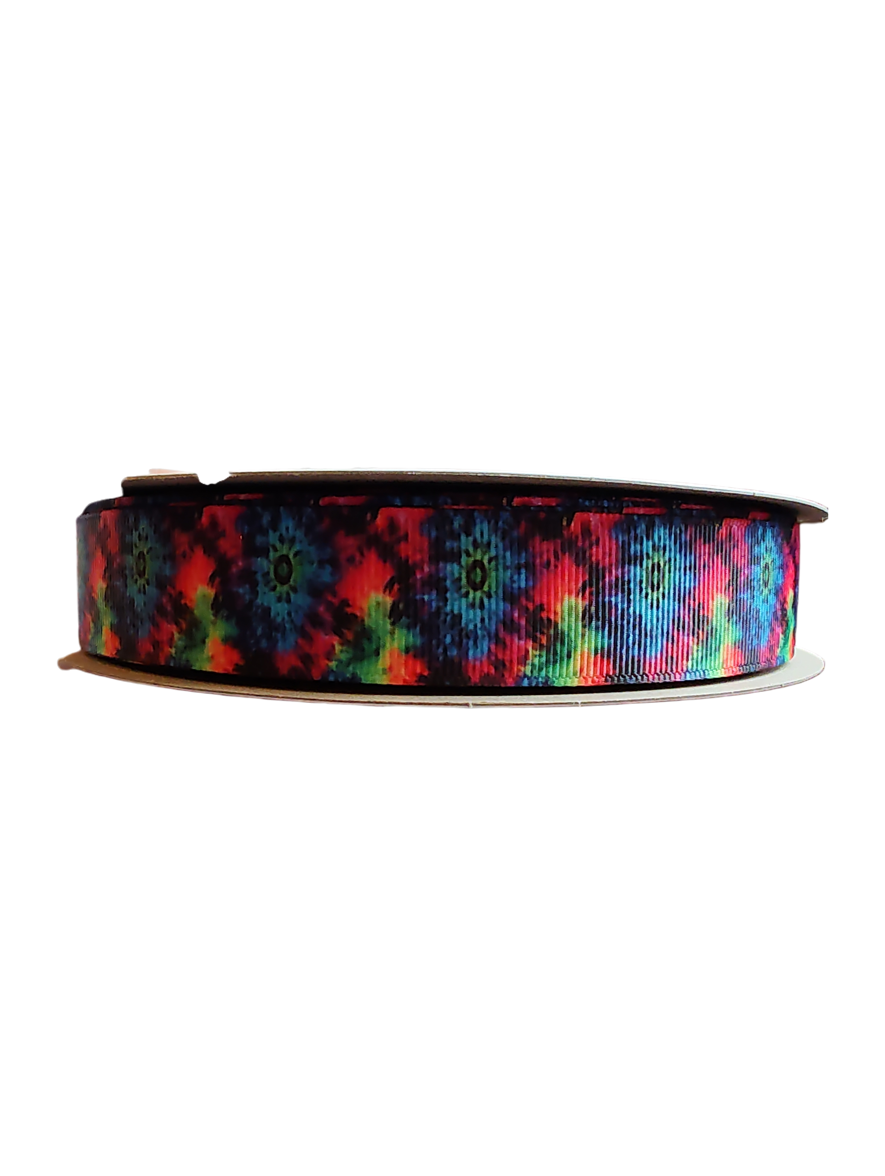 Dark Tie Dye Nylon Dog Collar