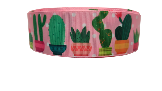 1.5" Wide Potted Cactus Nylon Dog Collar | Purrfect Pet Kingdom