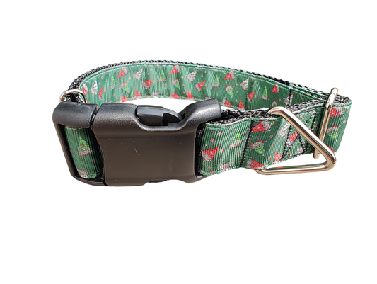 Christmas Gnomes Nylon Dog Collar | Purrfect Pet Kingdom
