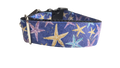1.5" Wide Purple Starfish Nylon Dog Collar