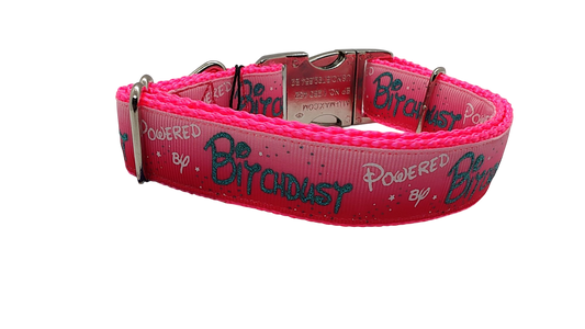 Powered By Bitchdust Nylon Dog Collar | Purrfect Pet Kingdom