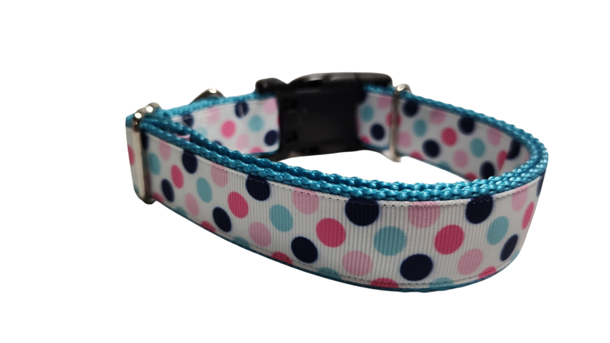 Polka Dots Pattern Nylon Dog Collar | Purrfect Pet Kingdom