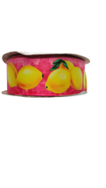 1.5" Wide Lemons Nylon Dog Collar