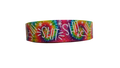 Shit Rainbow Tie Dye Nylon Dog Collar