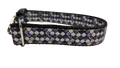 Grey Mosaic Nylon Dog Collar