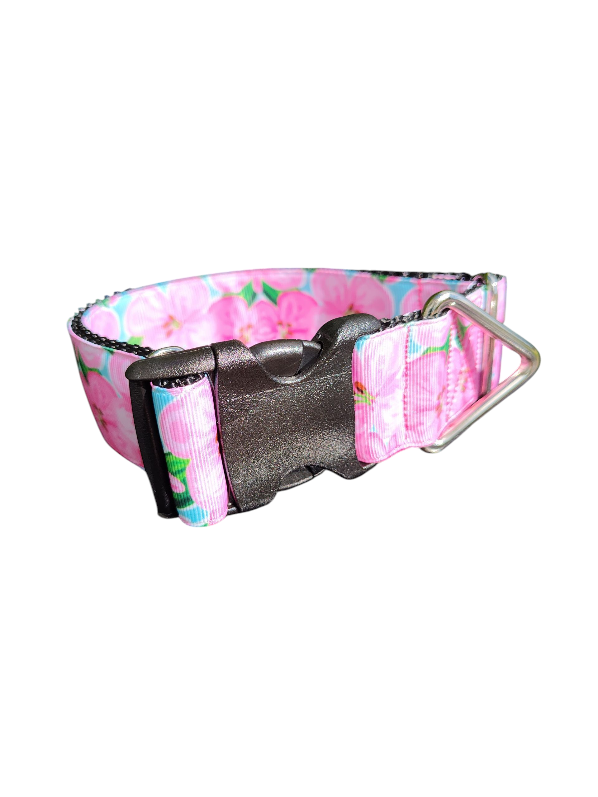 1.5" Wide Flower Girl Nylon Dog Collar | Purrfect Pet Kingdom