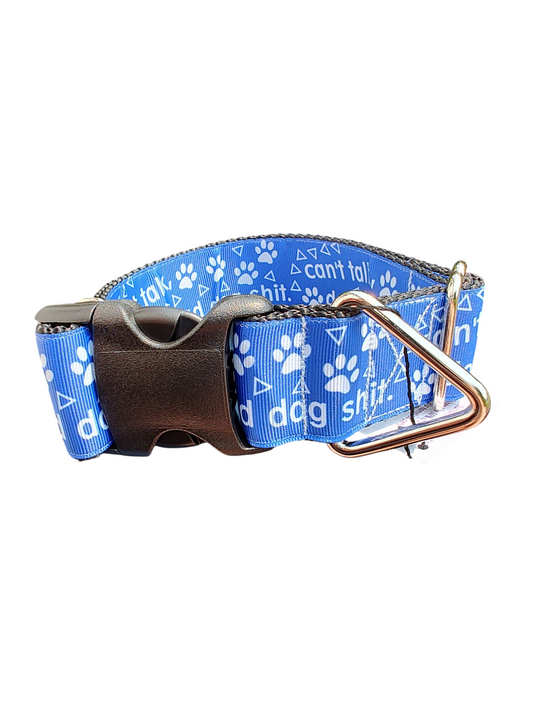 1.5" Wide Bad Dog Shit Nylon Dog Collar | Purrfect Pet Kingdom