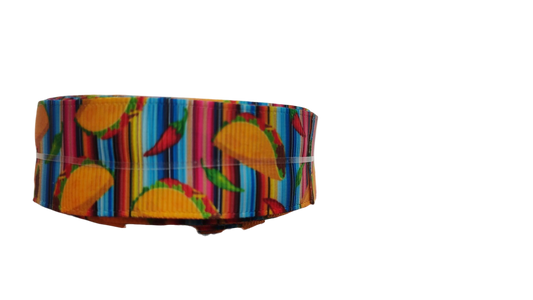 Sarape Tacos Nylon Dog Collar | Purrfect Pet Kingdom