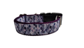 Purple Scales Nylon Dog Collar