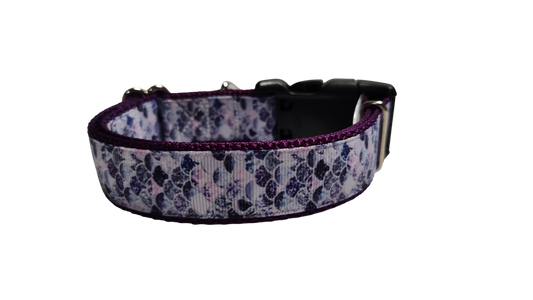 Purple Scales Nylon Dog Collar | Purrfect Pet Kingdom