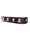 Fishing Sasquatch Nylon Dog Collar MD, LG, XL, Leash