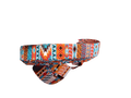 Orange Tribal Nylon Dog Collar